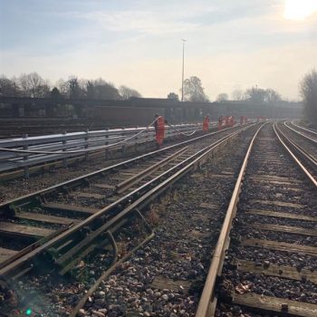 Durnsford Road Positive DC Traction Cable Pulling