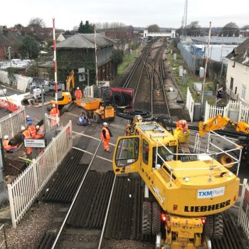 Havant Level Crossing - Under Road Crossing Installation Works